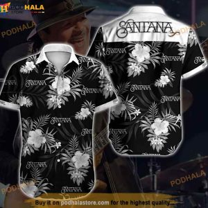 Santana Singer Hawaiian Shirt, Tropical Shirt For Women