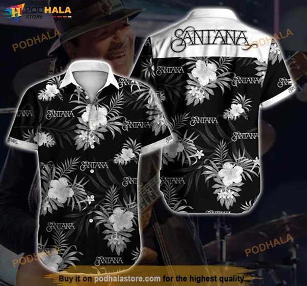Santana Singer Hawaiian Shirt, Tropical Shirt For Women