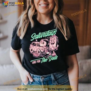 Saturdays Are For The Dads Car Guy Shirt 3