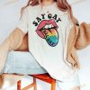 Say Gay All Day LGBTQ Shirt, Pride Month Merch, Gay Rainbow TShirt