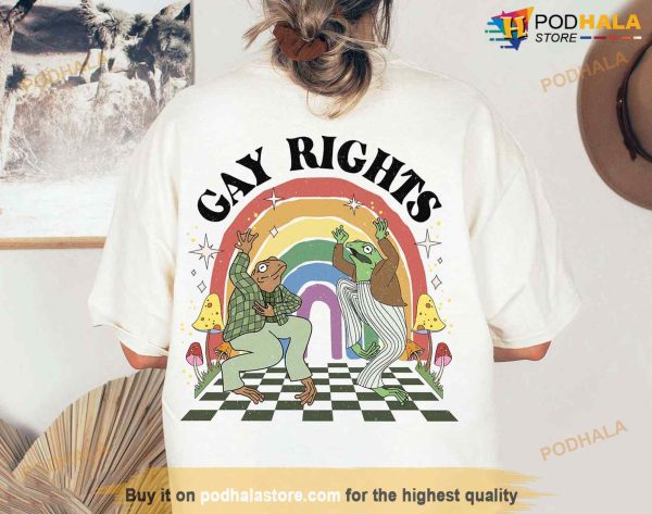 Say Gay Rights Shirt, Frog & Toad Say Gay Rights Sweatshirt, Lgbt Pride Gifts