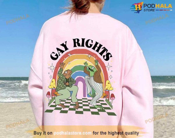 Say Gay Rights Shirt, Frog & Toad Say Gay Rights Sweatshirt, Lgbt Pride Gifts