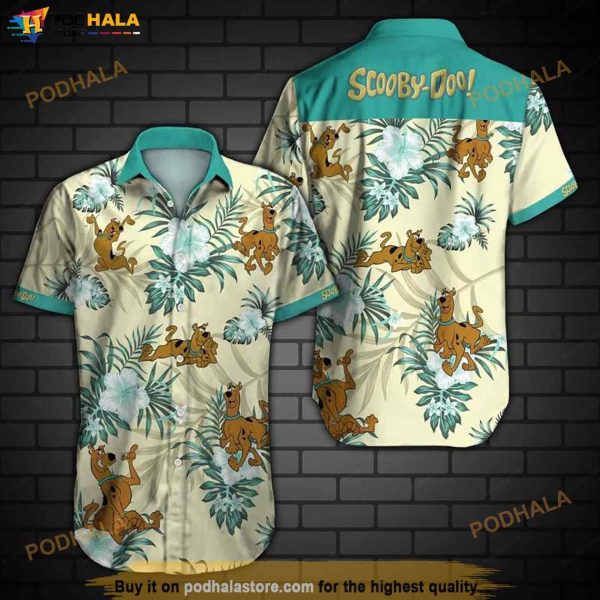 Scooby Doo Hawaiian Shirt, Tropical Shirt For Men