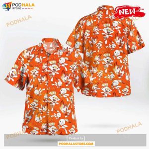 Scorbunny Pattern Summer Design Hawaiian Shirt, Tropical Shirt for Women Men
