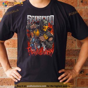 Scorpion From Mortal Kombat Game Shirt