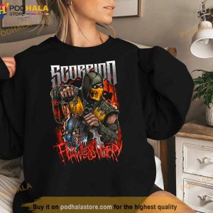 Scorpion From Mortal Kombat Game Shirt 2