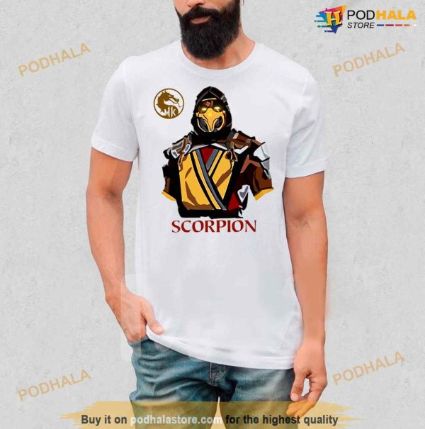Scorpion Half Body Mortal Kombat Shirt