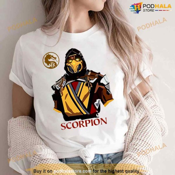 Scorpion Half Body Mortal Kombat Shirt