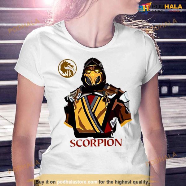 Scorpion Half Body Mortal Kombat Shirt