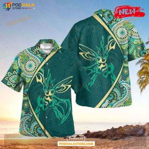 Scyther Paisley Pattern Design Hawaiian Shirt, Tropical Shirt for Women Men