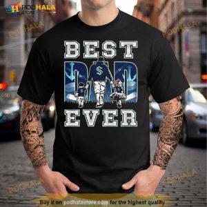 Seattle Kraken Best Dad Ever 2023 Shirt 2