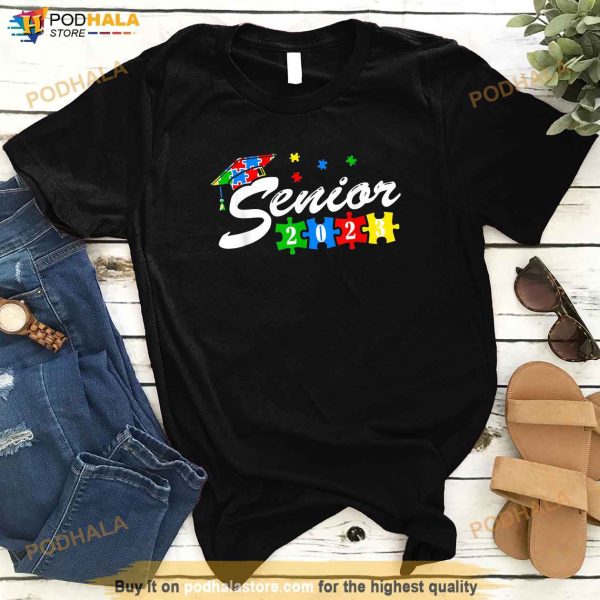 Senior Autism Graduate 2023 For Autistic Teens Graduation Shirt