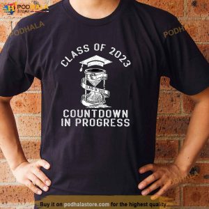 Senior Class Of 2023 Countdown To Graduation Gift Shirt 2