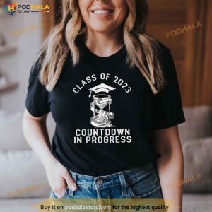Senior Class Of 2023 Countdown To Graduation Gift Shirt 3