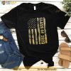 Senior Class of 2023 Graduation Distressed American Flag Shirt