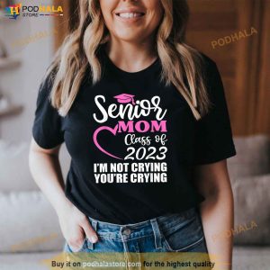 Senior Mom Class Of 2023 Shirt Graduation Proud Mommy Shirt