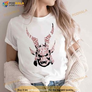 Shao Kahn Text Portrait Mortal Kombat Shirt 2