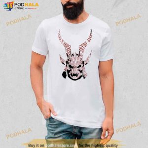 Shao Kahn Text Portrait Mortal Kombat Shirt 3
