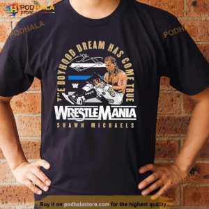 Shawn Michaels Wrestlemania 12 Champion Signature Shirt 2