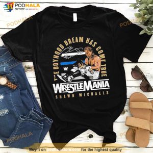 Shawn Michaels Wrestlemania 12 Champion Signature Shirt 3