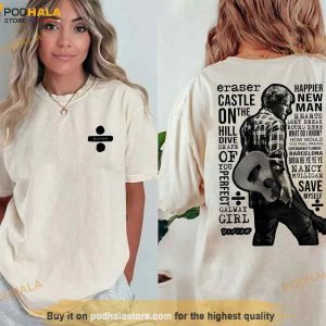 Sheeran Divide Album Shirt, Ed Sheeran Divide Shirt, Ed Sheeran Concert Merch