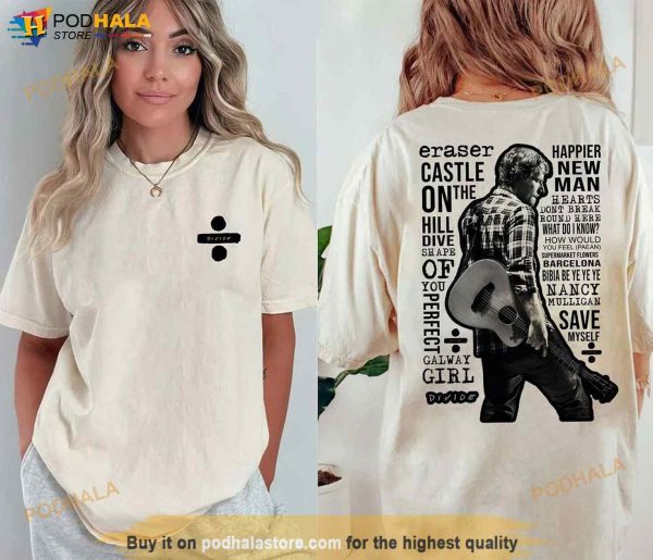 Sheeran Divide Album Shirt, Ed Sheeran Divide Shirt, Ed Sheeran Concert Merch
