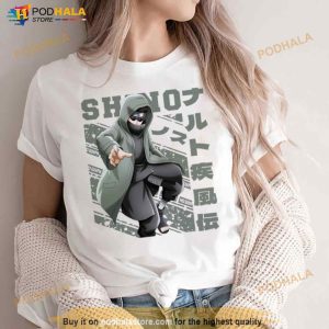 Shino Aburame Character In Naruto Shippuden Shirt 3