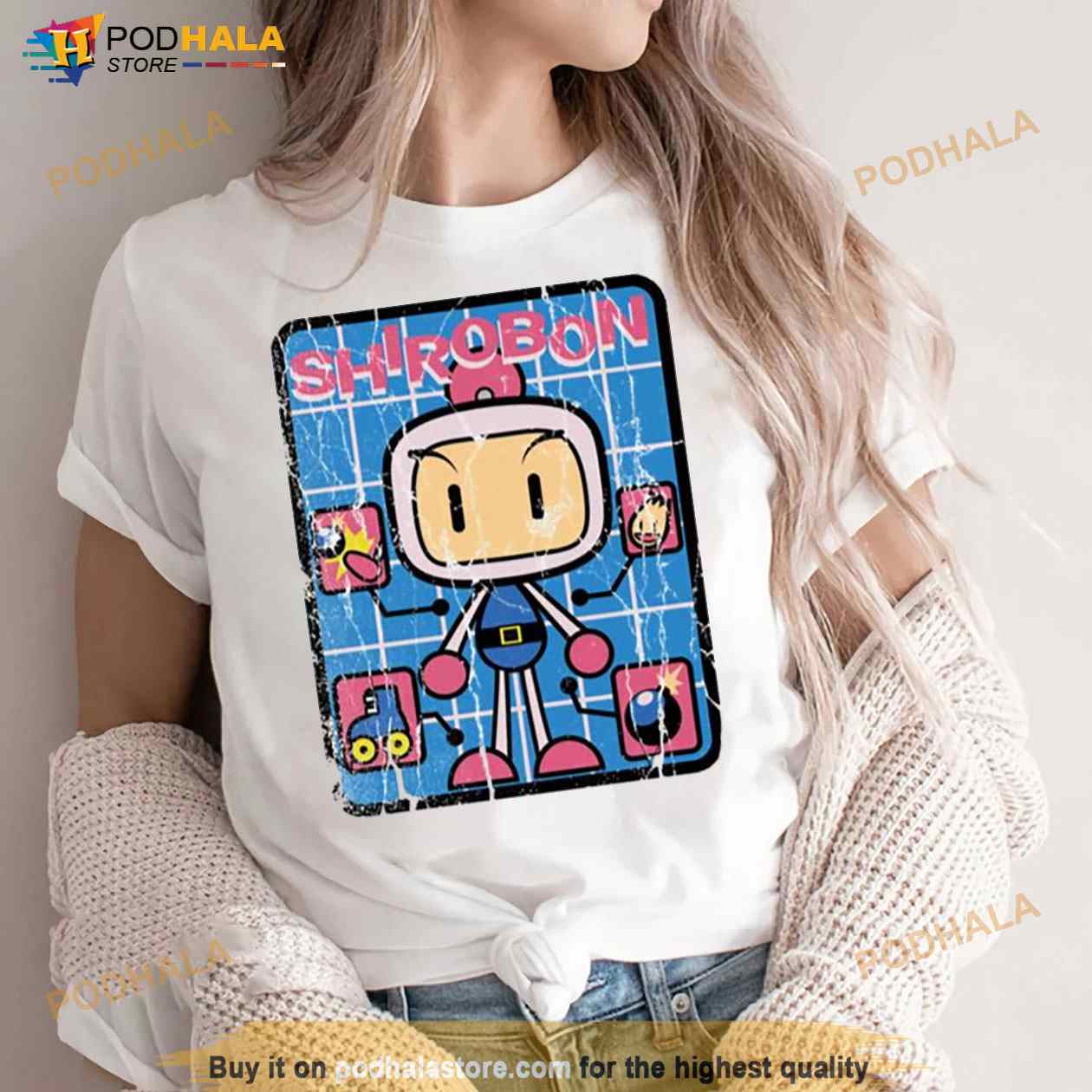 Electrify specielt efterklang Shirobon Bomberman Shirt - Bring Your Ideas, Thoughts And Imaginations Into  Reality Today