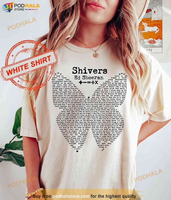 Shivers Ed Sheeran 2023 Tour Shirt,The Mathletics Concert Shirt For Fans
