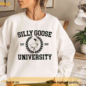 Silly Goose University Crewneck Sweatshirt, Unisex Silly Goose University Shirt