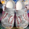 Silver Baseball Ball Crocs Crocband Clog