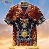 Skull Biker Born To Ride Awesome Hawaiian Shirt