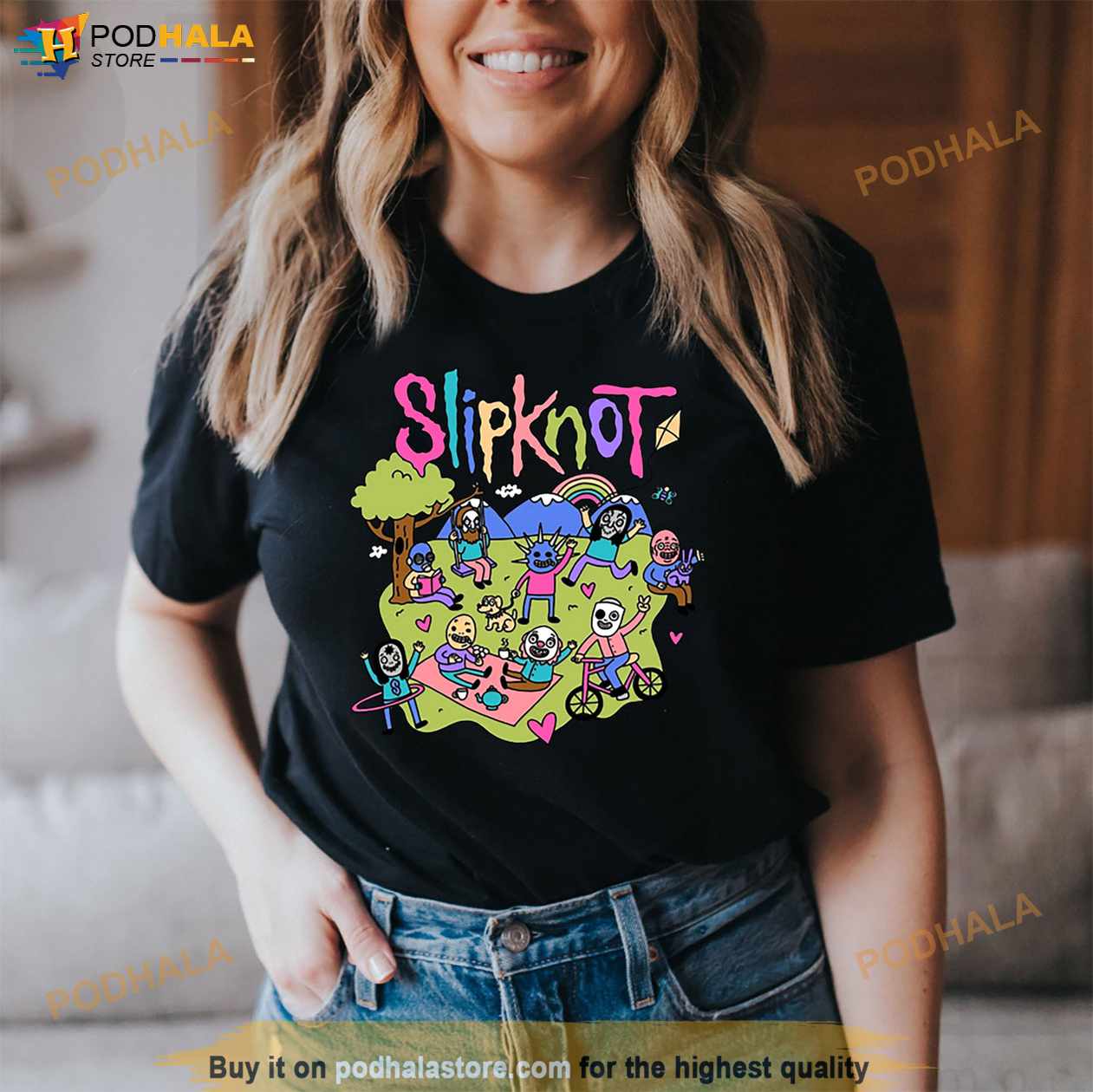 Slipknot Bootleg cartoon shirt - Bring Your Ideas, Thoughts And