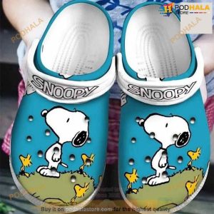 Snoopy And Woodstock Cute Crocs Clog Shoes