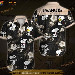 Snoopy Cartoon Peanuts Hawaiian Shirt, Funny Hawaiian Shirt