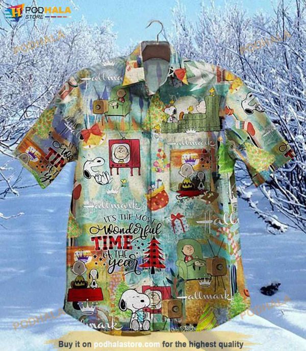Snoopy Hallmark Hawaiian Shirt, Funny Hawaiian Shirt