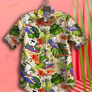 Snoopy Hawaiian Shirt, Funny Hawaiian Shirt