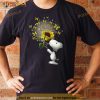 Snoopy Sunflower And Butterfly Shirt