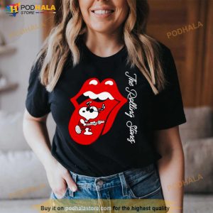 Snoopy The Rolling Stones Shirt 2