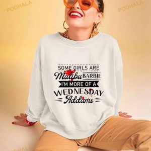 Some Girls Are Malibu Barbie I'm More Of A Wednesday Addams Shirt 3
