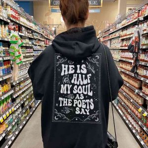 Song Of Achilles Sweatshirt, He Is Half My Soul As The Poets Say