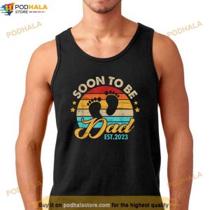 Soon To Be Dad Est 2023 Fathers Day First Time Dad Pregnancy Shirt 3