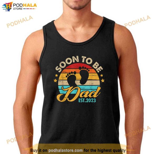 Soon to be Dad Est 2023 Fathers Day First Time Dad Pregnancy Shirt