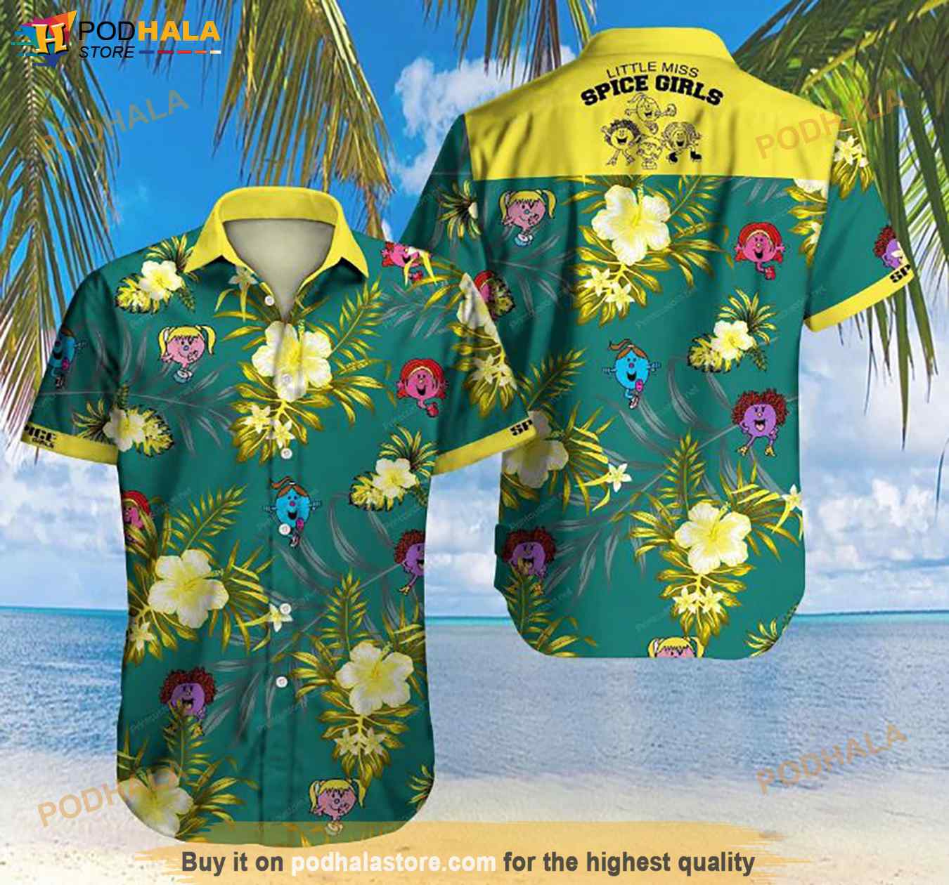 Spice Girls Hawaiian Shirt, Funny Hawaiian Shirt Spice Girls Hawaiian Shirt, Funny Hawaiian Shirt