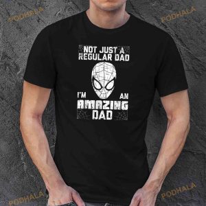 Spiderman Fathers Day Not Regular Graphic Shirt 3