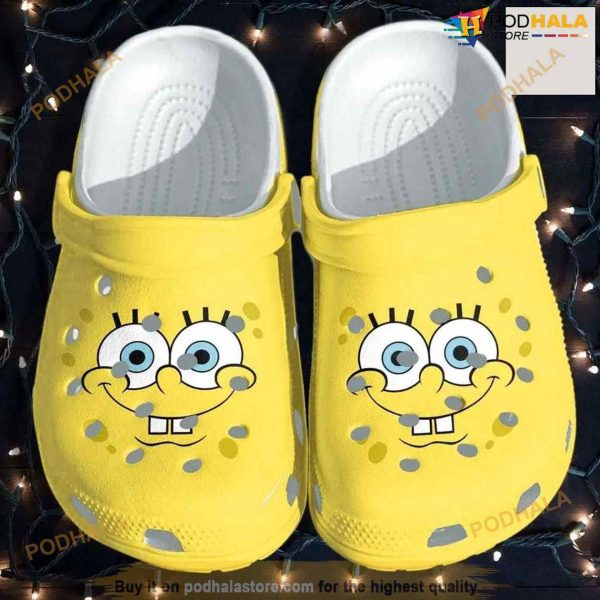 Spongebob Squarepants Face Adults Crocs Shoes