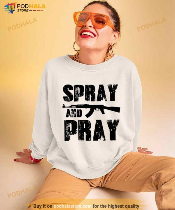 Spray And Pray Halo Game Shirt