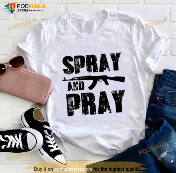 Spray And Pray Halo Game Shirt