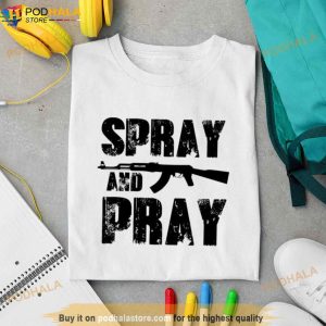 Spray And Pray Halo Game Shirt 3