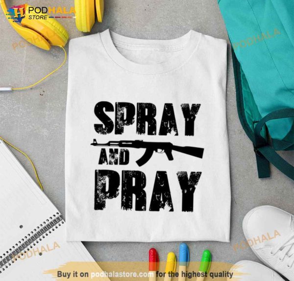 Spray And Pray Halo Game Shirt
